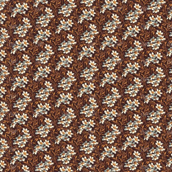 Vintage Floral Pattern Background - Botanical Pattern No.1
