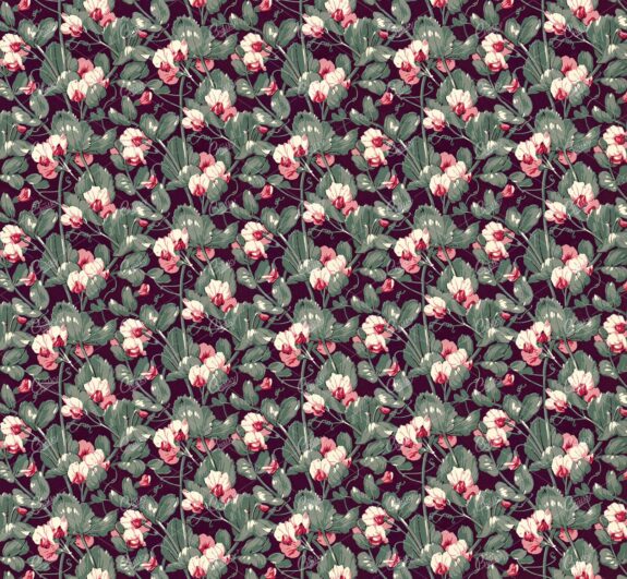 Vintage Floral Pattern Background - Botanical Pattern No.2