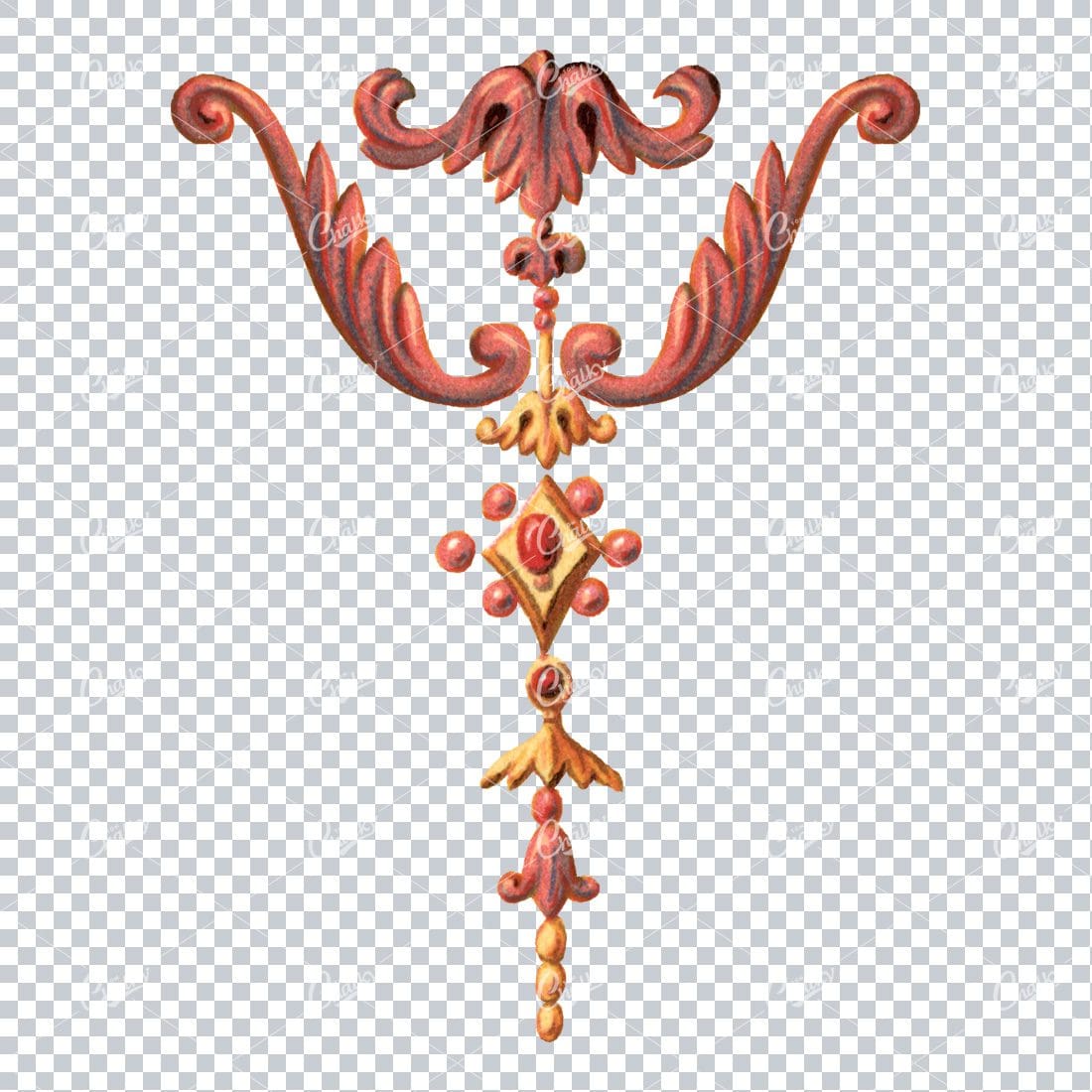 Vintage Decorative Design Element No.4