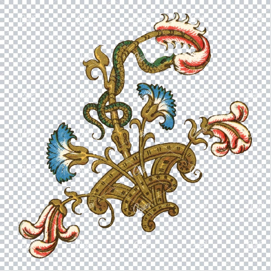 Vintage Decorative Design Element No.34