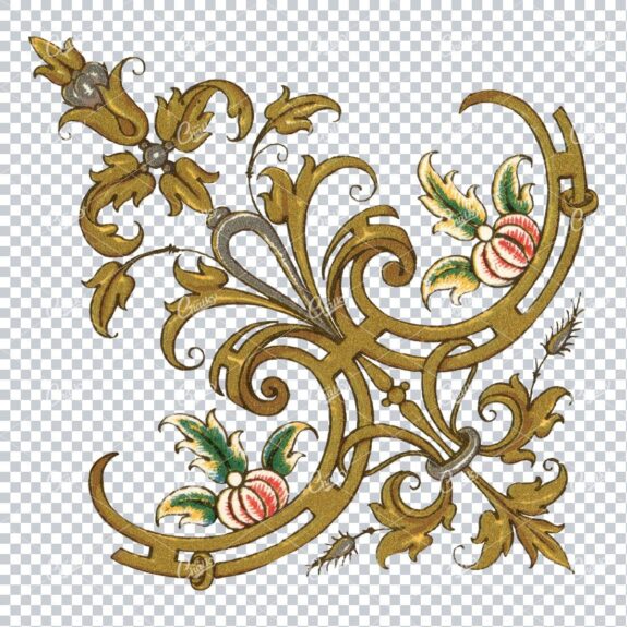 Vintage Decorative Design Element No.38