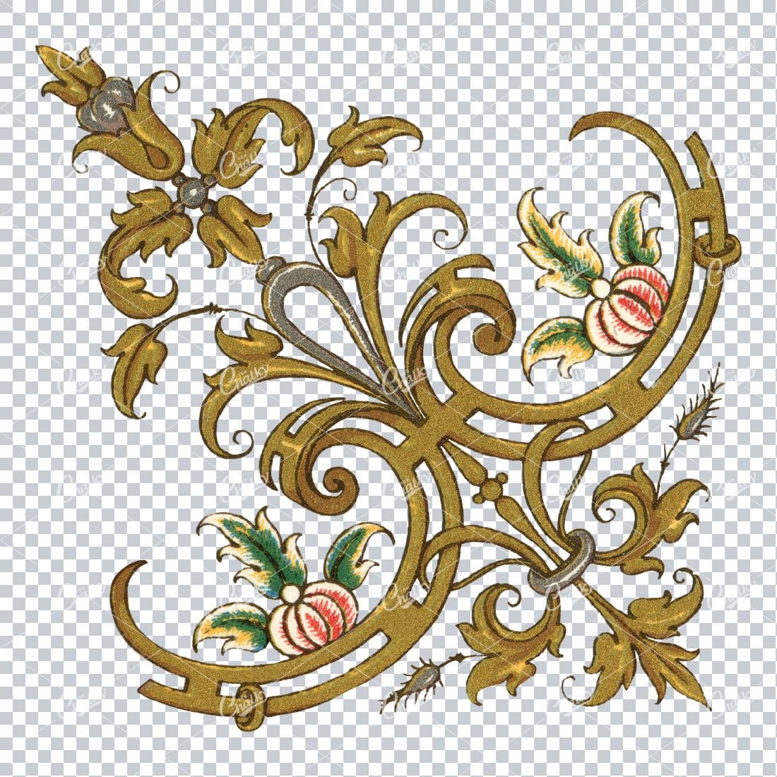 Vintage Decorative Design Element No.38