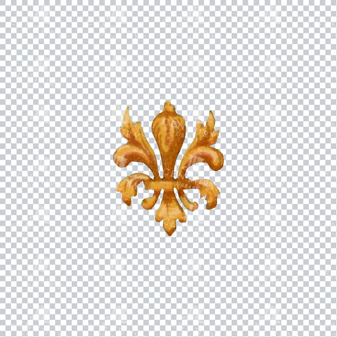 Gold Finial Design - Vintage PNG Images