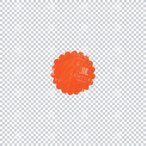 Orange / Red Promotion Rounded Edge Sticker PNG