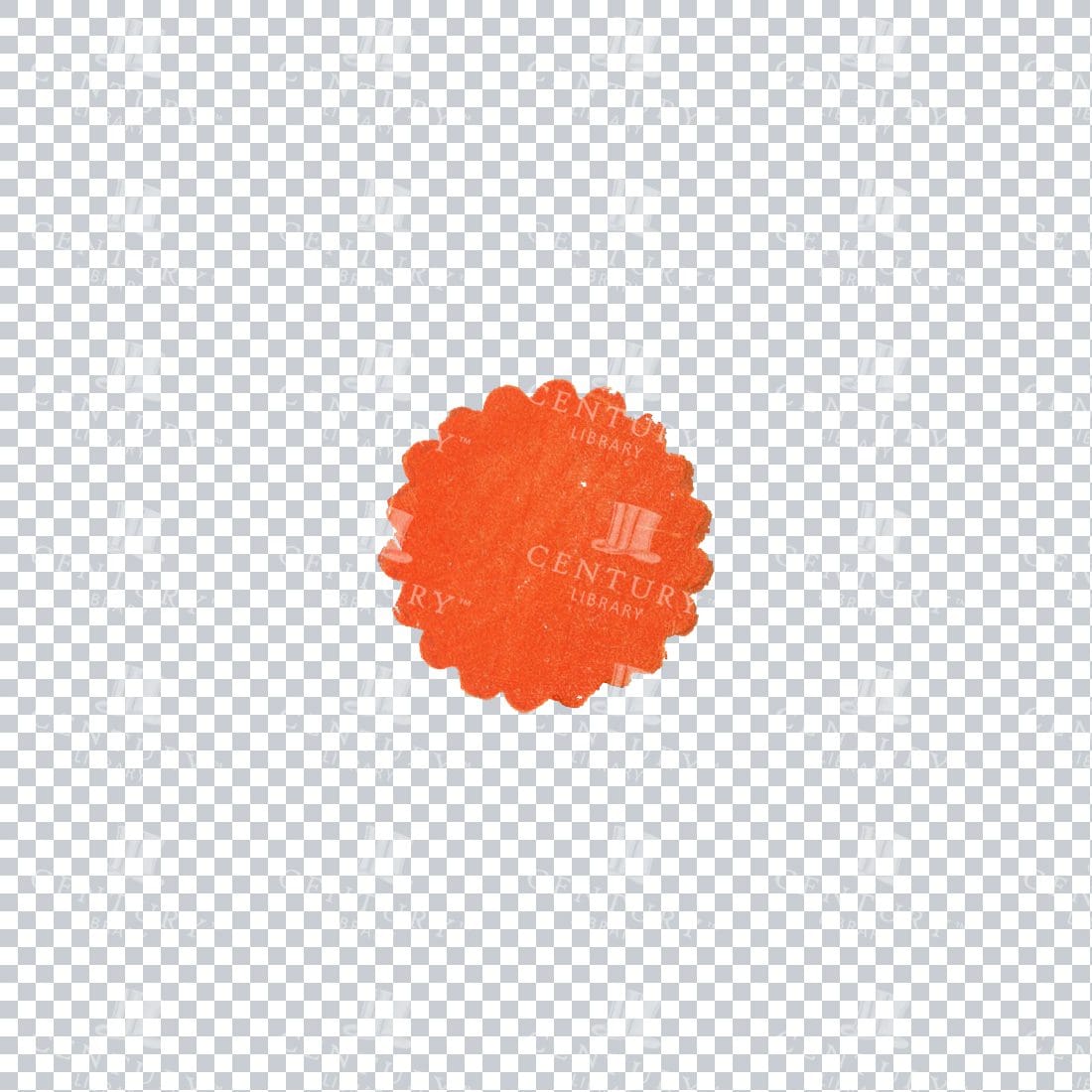 Orange / Red Promotion Rounded Edge Sticker PNG