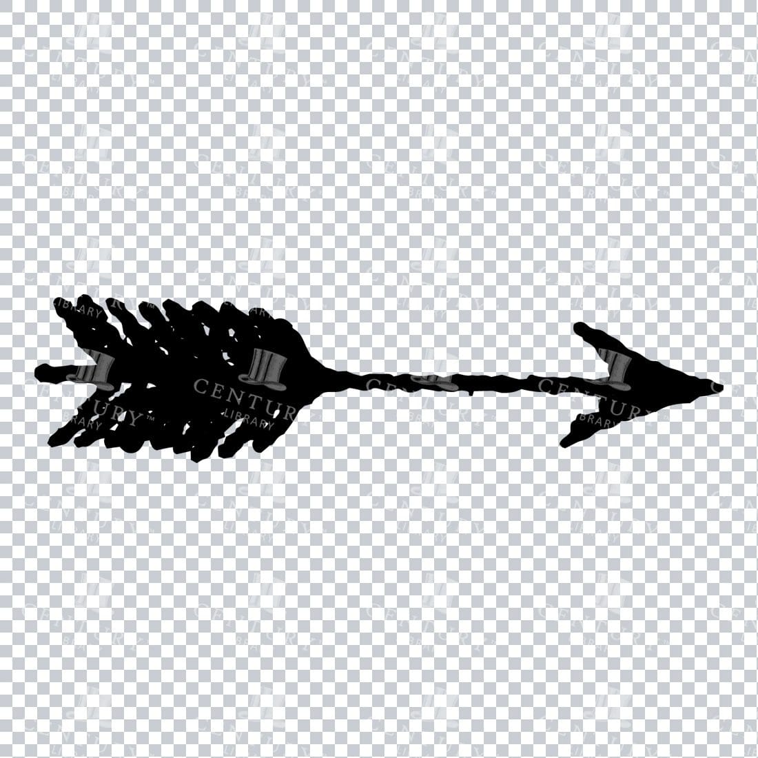 Line Art PNG Illustration - Hand Drawn Arrow No.2