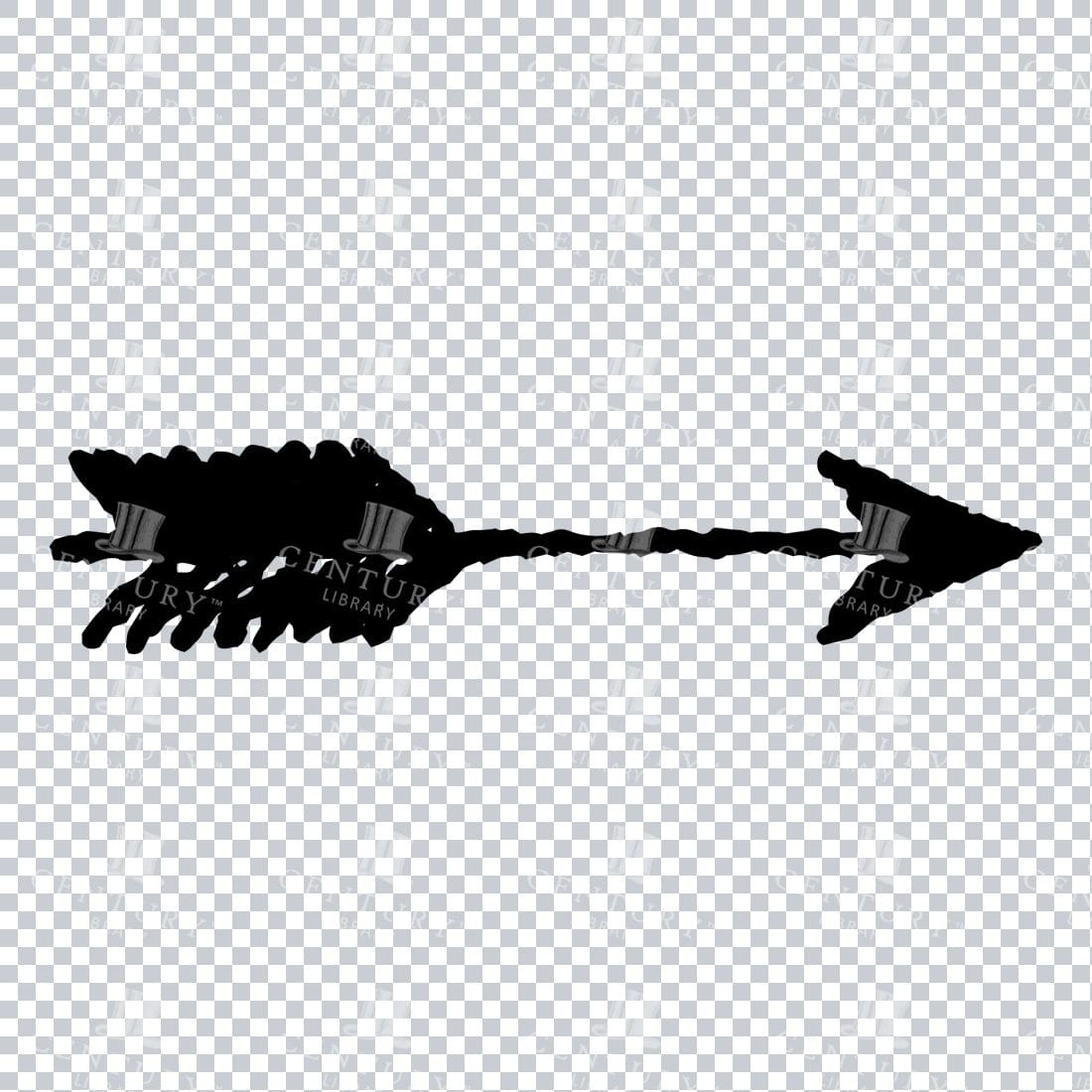 Line Art PNG Illustration - Hand Drawn Arrow No.7