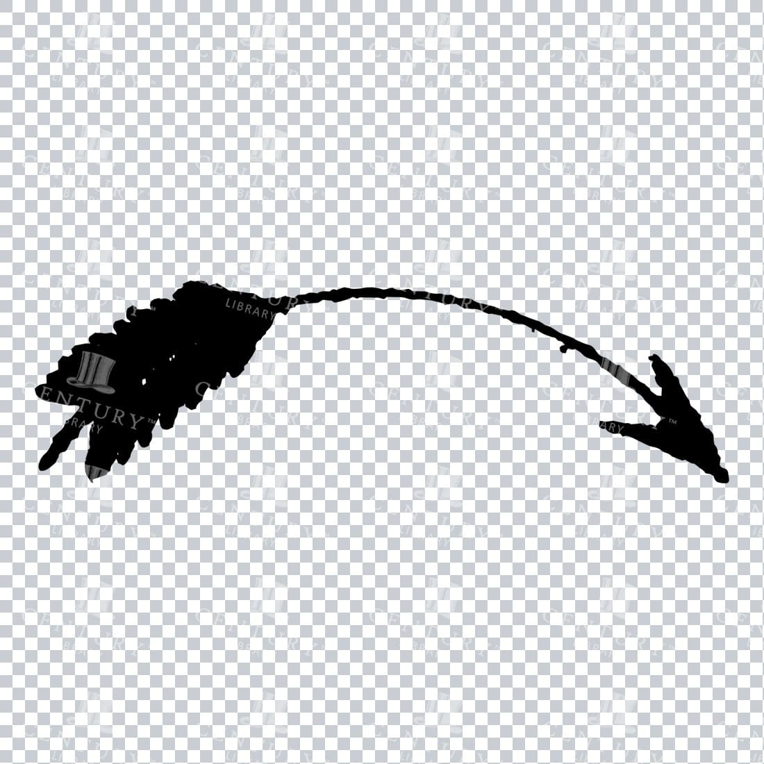 Line Art PNG Illustration - Hand Drawn Arrow No.9