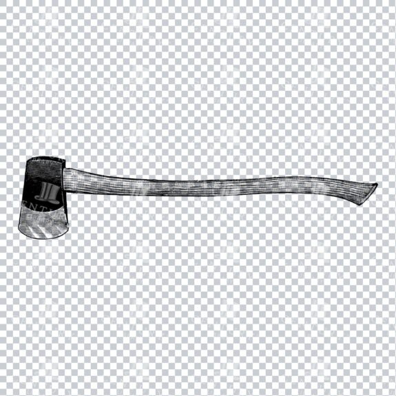 Line Art PNG Illustration - Axe No.1