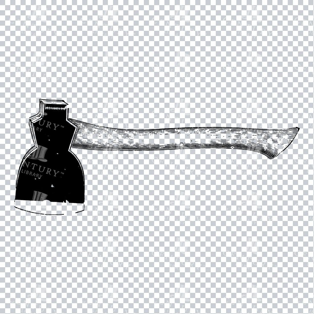 Line Art PNG Illustration - Axe No.3
