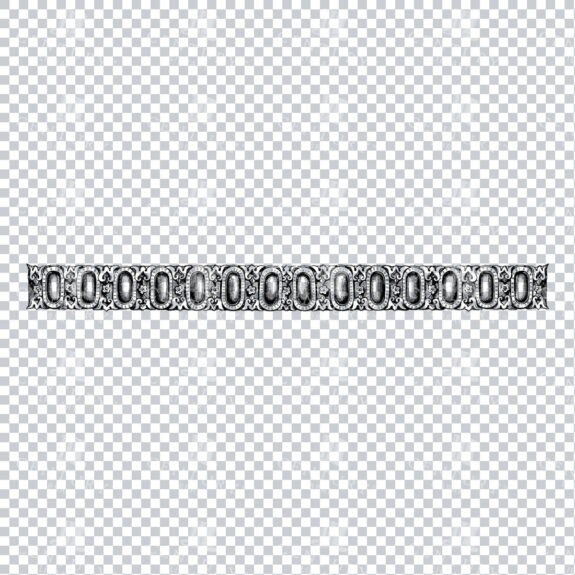 Decorative Line Art Illustration - Frame / Border / Outline No.9