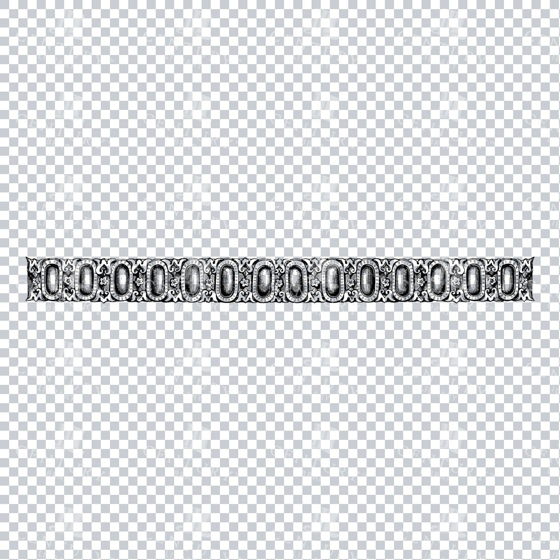 Decorative Line Art Illustration - Frame / Border / Outline No.9
