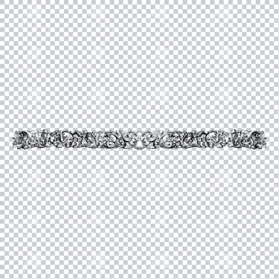 Decorative Line Art Illustration - Frame / Border / Outline No.10