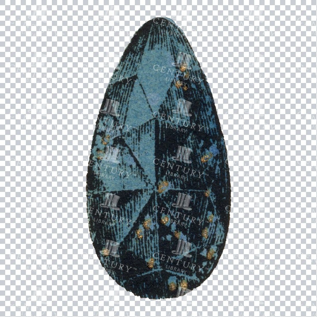 Colored Mineralogy Artwork - Gem / Rock / Mineral / Crystal No.3