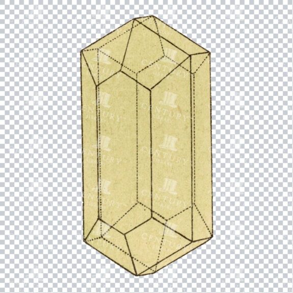 Colored Mineralogy Artwork - Gem / Rock / Mineral / Crystal No.8
