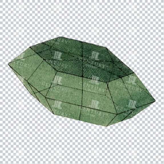 Colored Mineralogy Artwork - Gem / Rock / Mineral / Crystal No.10