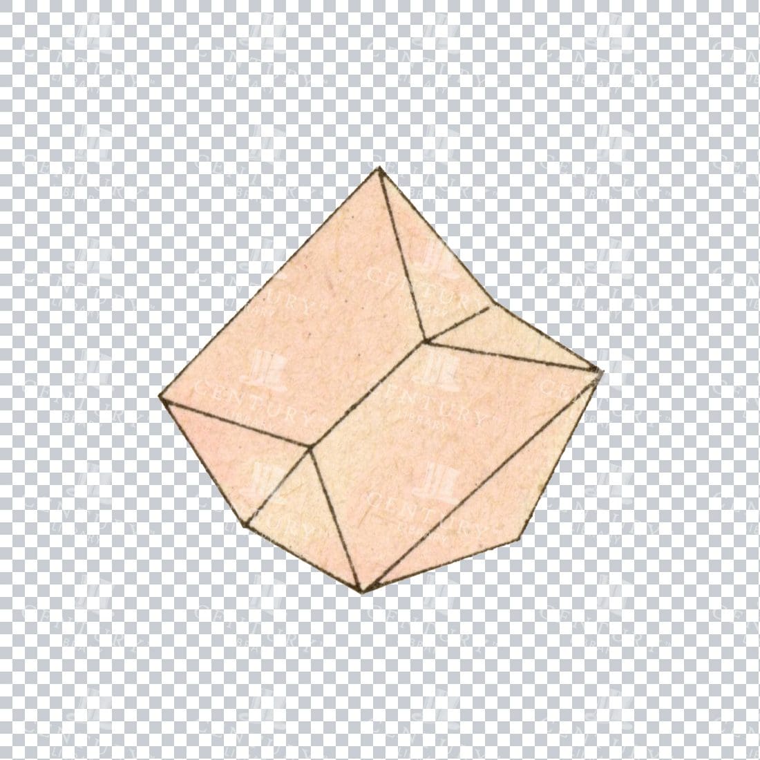 Colored Mineralogy Artwork - Gem / Rock / Mineral / Crystal No.11