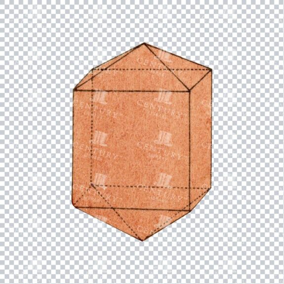Colored Mineralogy Artwork - Gem / Rock / Mineral / Crystal No.12