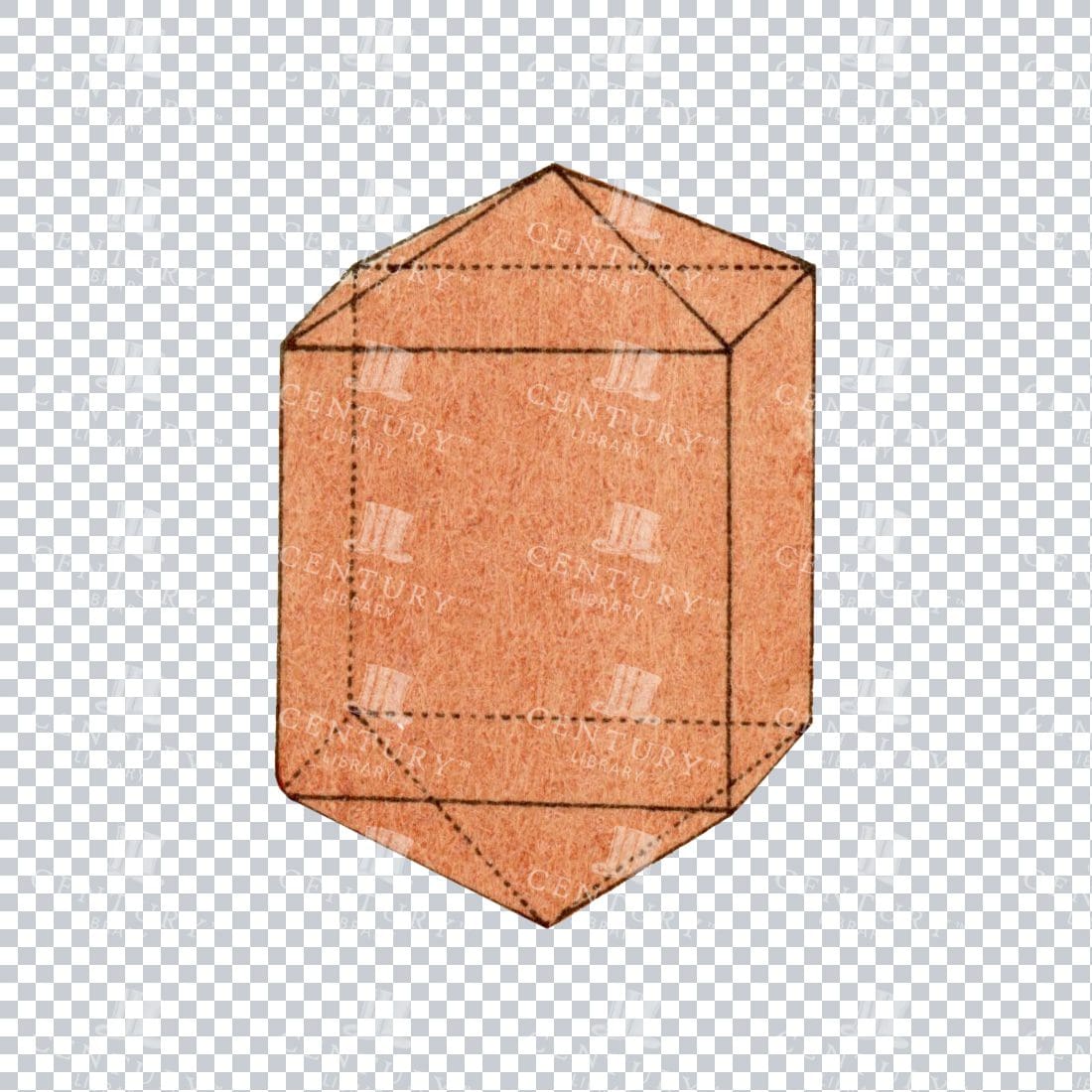 Colored Mineralogy Artwork - Gem / Rock / Mineral / Crystal No.12