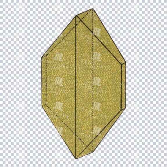 Colored Mineralogy Artwork - Gem / Rock / Mineral / Crystal No.15