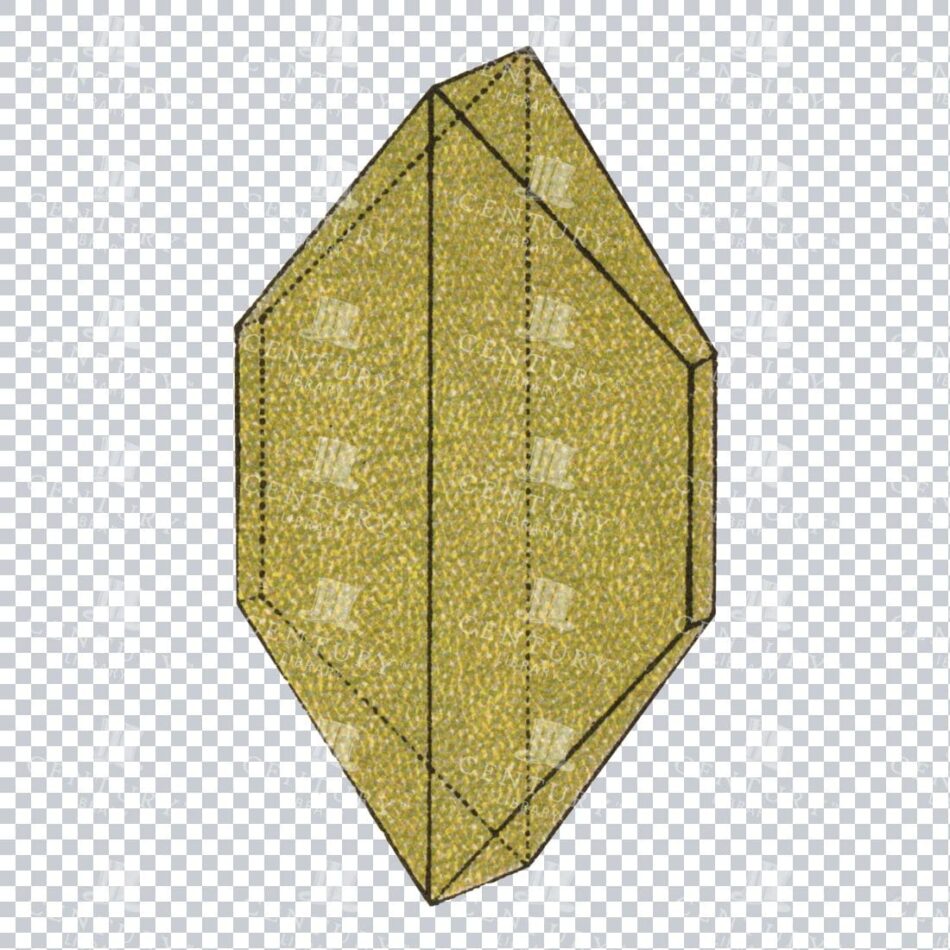 Colored Mineralogy Artwork - Gem / Rock / Mineral / Crystal No.15