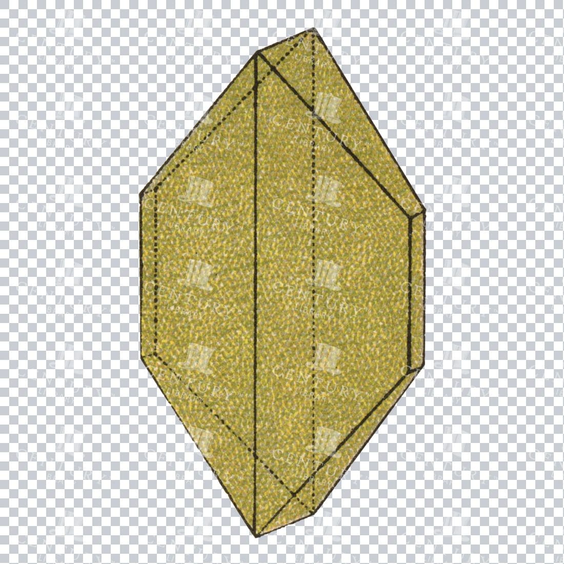 Colored Mineralogy Artwork - Gem / Rock / Mineral / Crystal No.15