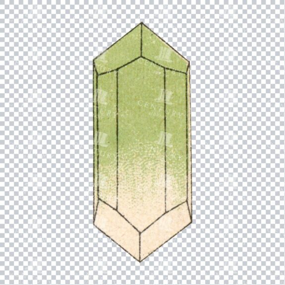 Colored Mineralogy Artwork - Gem / Rock / Mineral / Crystal No.24
