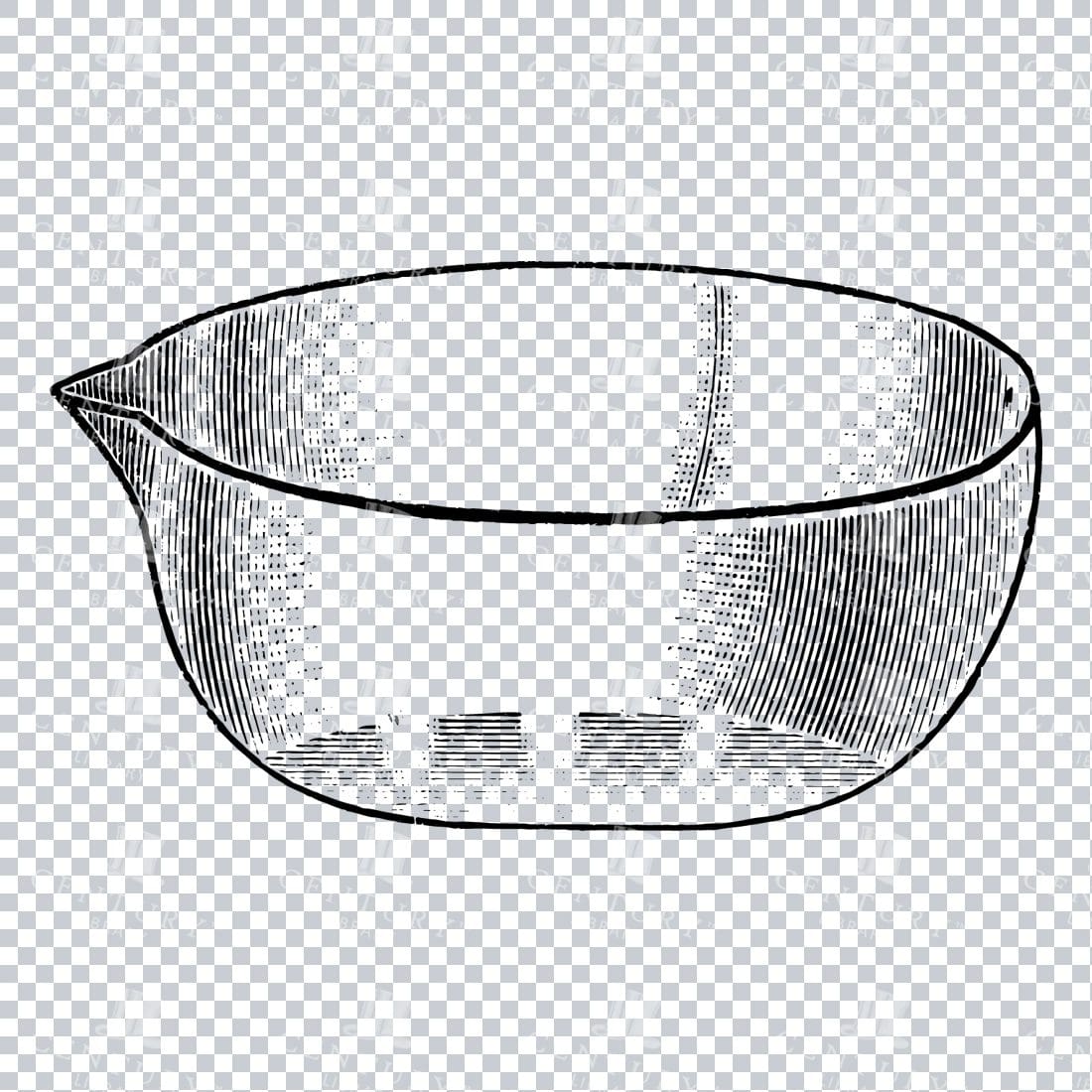 Old Scientific Apparatus Illustration - Glass Dish