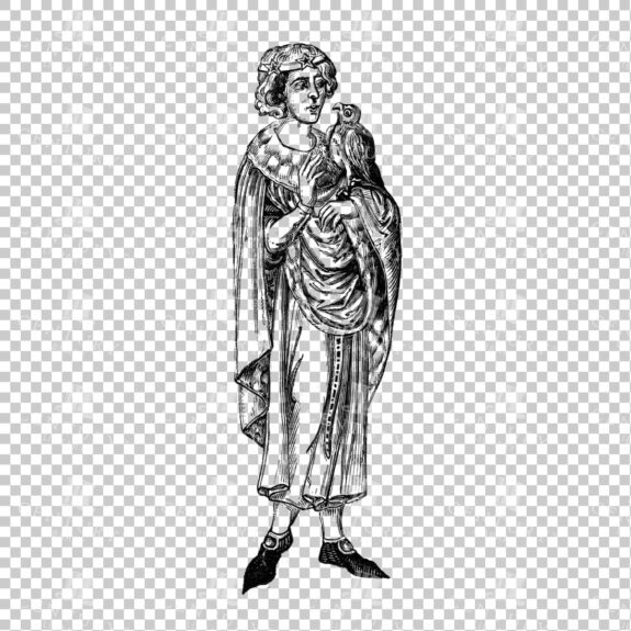 Victorian Person in Dress - No.1