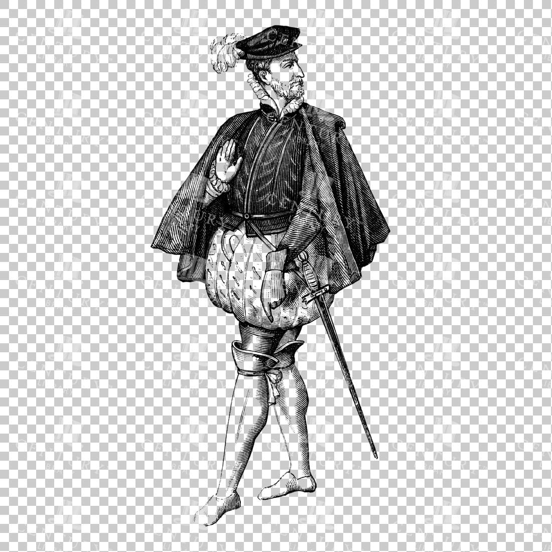 Victorian Person in Dress - No.3
