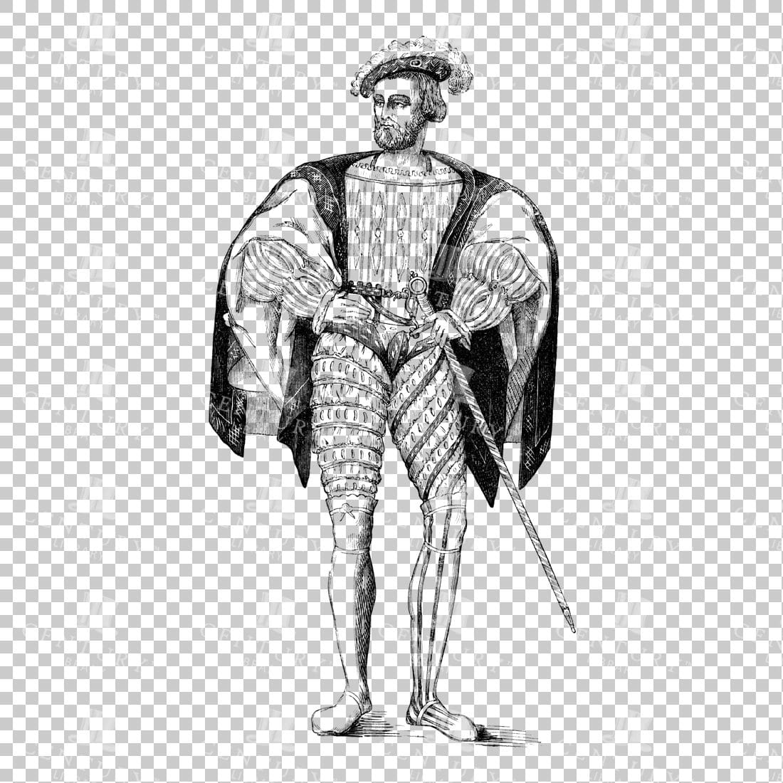 Victorian Person in Dress - No.4