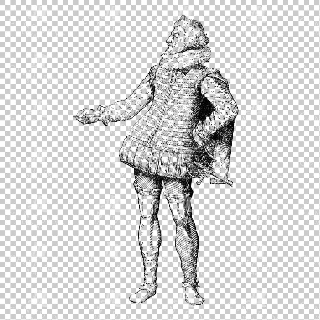 Victorian Person in Dress - No.7