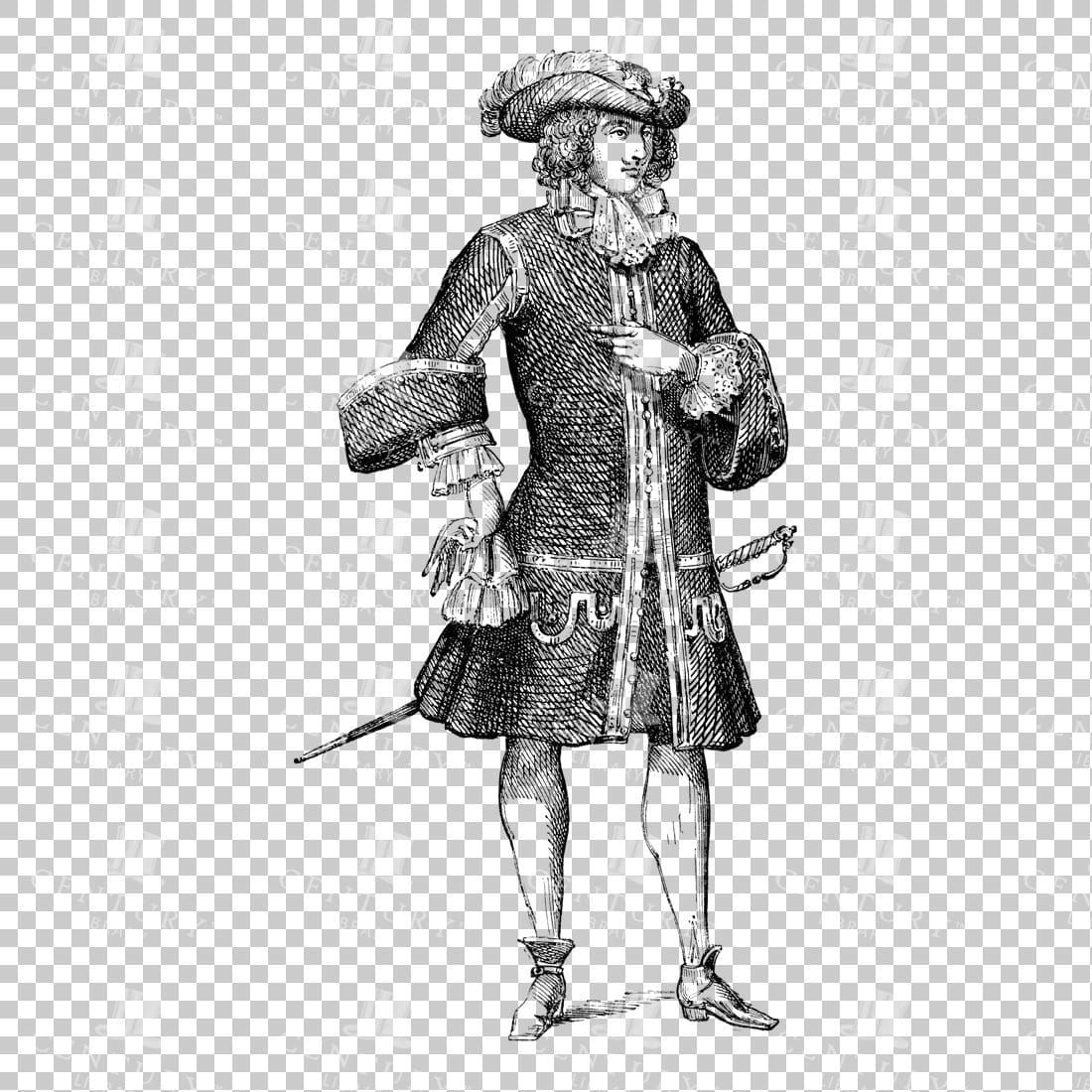Victorian Person in Dress - No.14