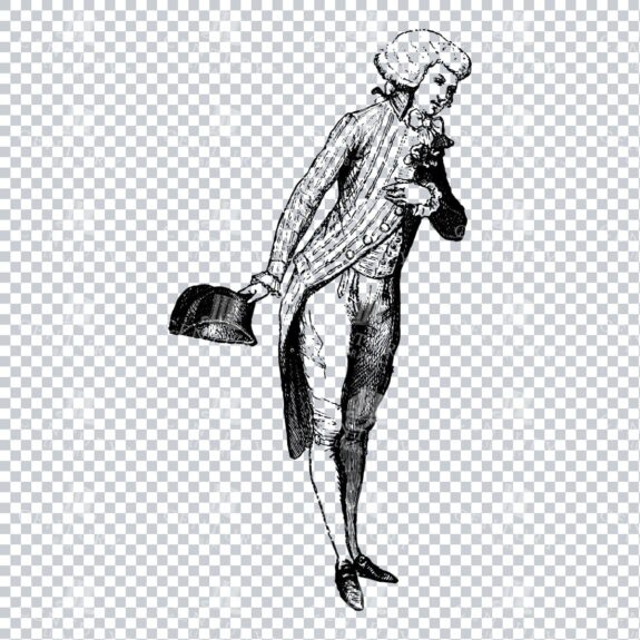 Victorian Person in Dress - No.23