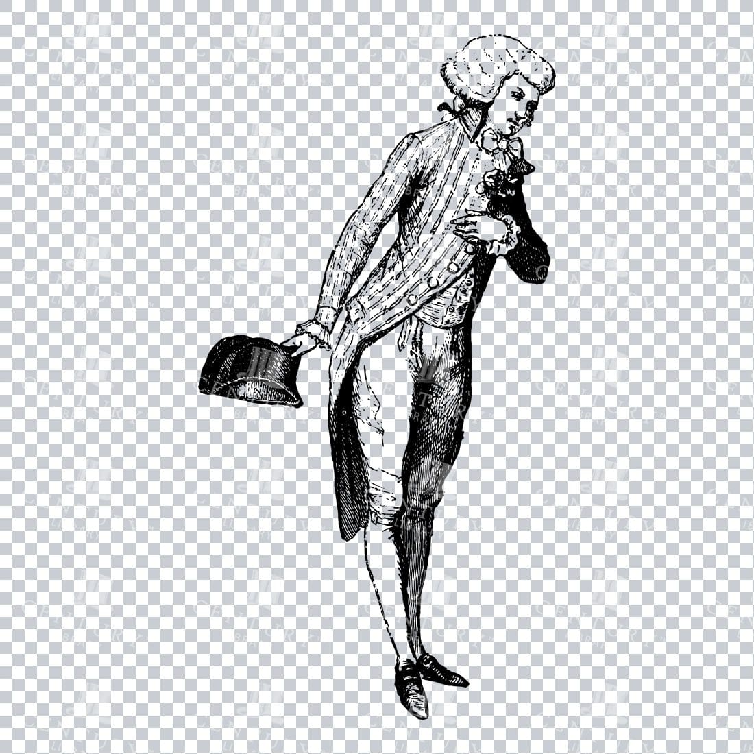 Victorian Person in Dress - No.23