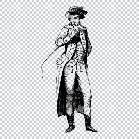 Victorian Person in Dress - No.24