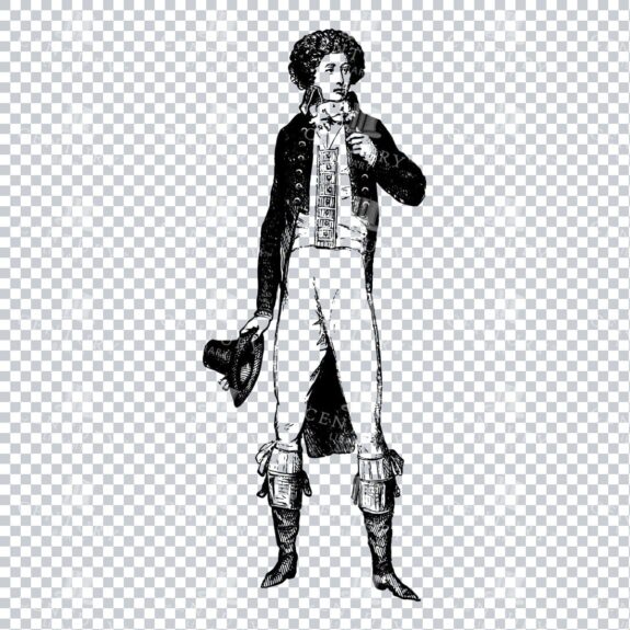 Victorian Person in Dress - No.25