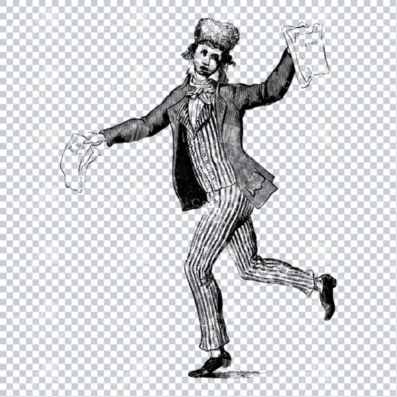 Victorian Person in Dress - No.29