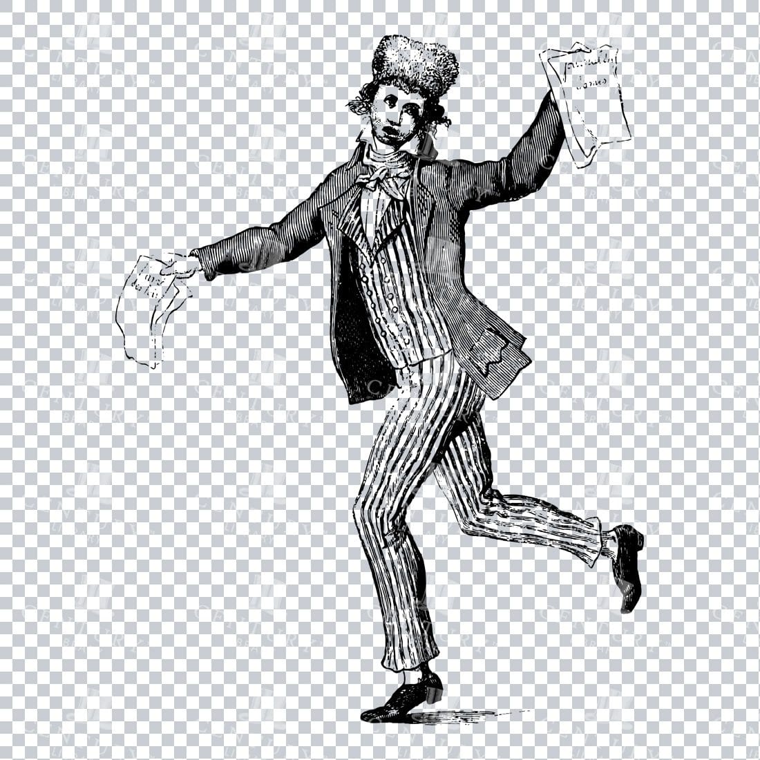 Victorian Person in Dress - No.29