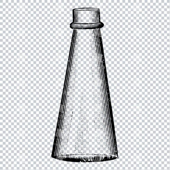 Vintage Scientific Apparatus Illustration - Glass Jar No.1