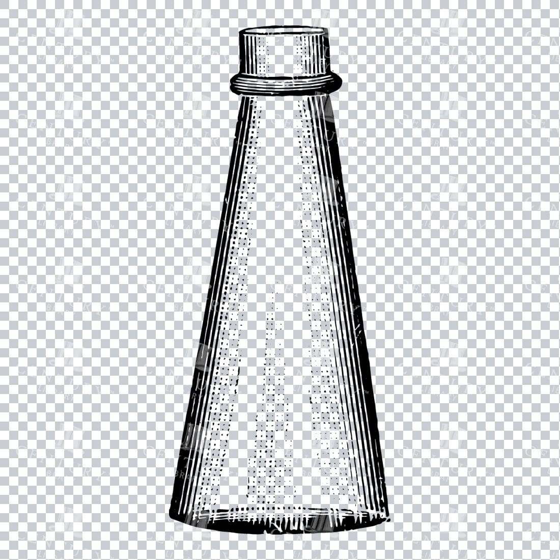 Vintage Scientific Apparatus Illustration - Glass Jar No.1