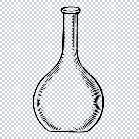 Vintage Scientific Apparatus Illustration - Glass Jar No.3