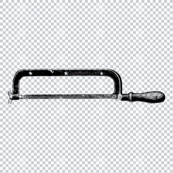 Craftsman Tools - Illustration of a Hacksaw No.1