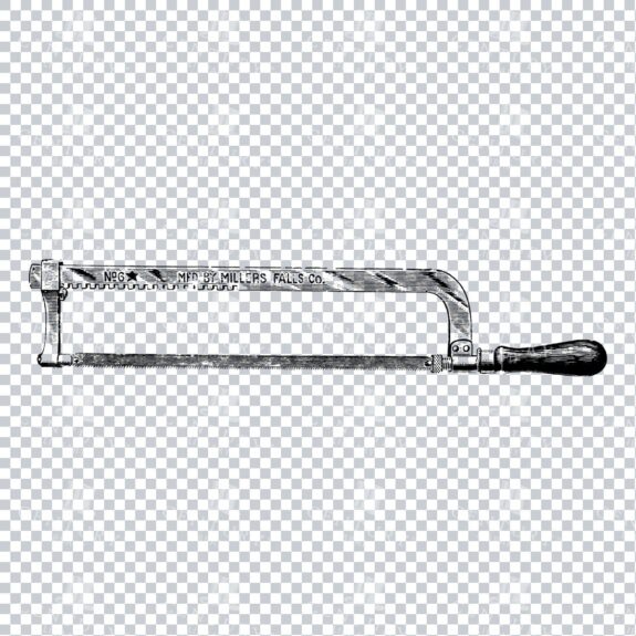 Craftsman Tools - Illustration of a Hacksaw No.2