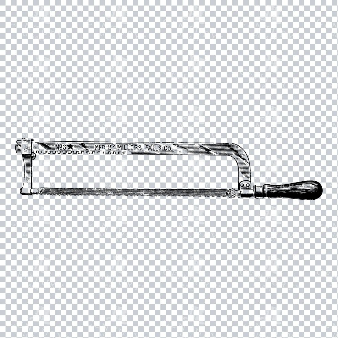 Craftsman Tools - Illustration of a Hacksaw No.2