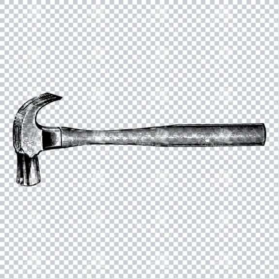 Craftsman Tools - Illustration of a Hammer No.2