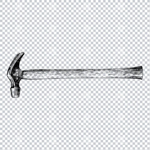 Craftsman Tools - Illustration of a Hammer No.4
