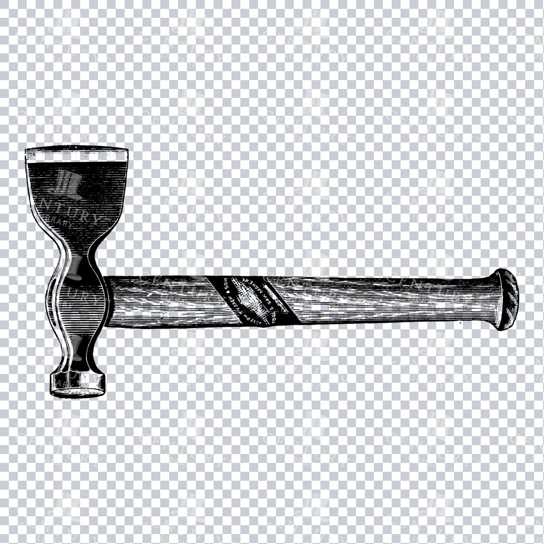 Craftsman Tools - Illustration of a Hammer No.7