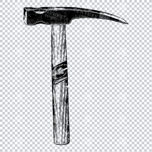 Craftsman Tools - Illustration of a Hammer No.8