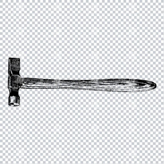 Craftsman Tools - Illustration of a Hammer No.9